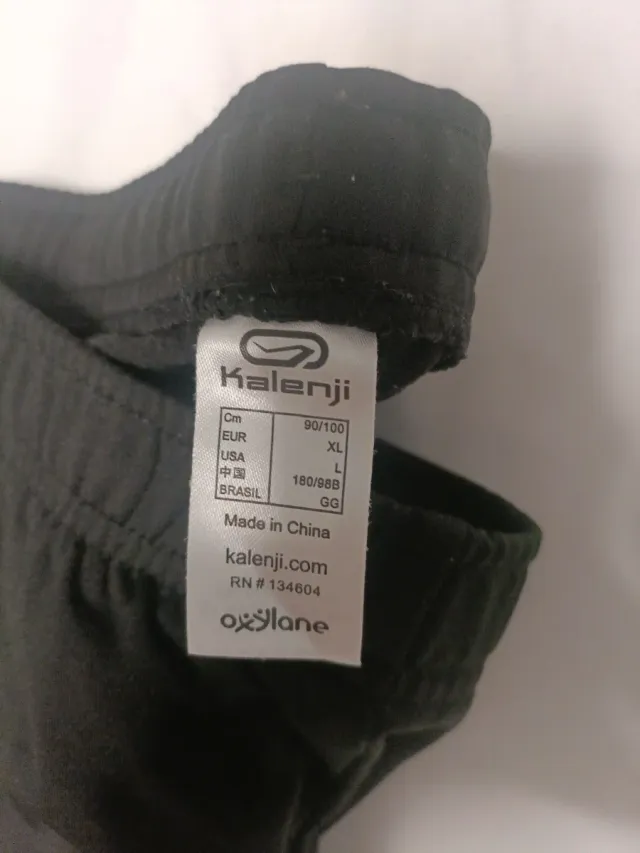 2 Pantalones mallas térmicas Kalenji negras