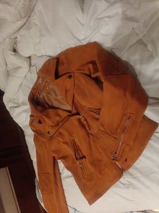 Cazadora color teja