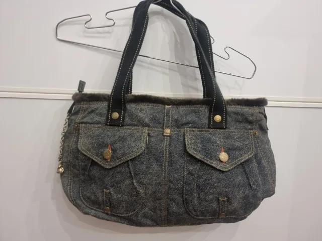 Borsa Kipling Jeans Blu/Grigio