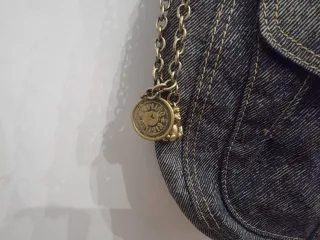 Borsa Kipling Jeans Blu/Grigio