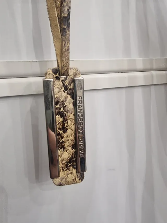 Borsa Pelle Francesco Biasia Beige/Marrone