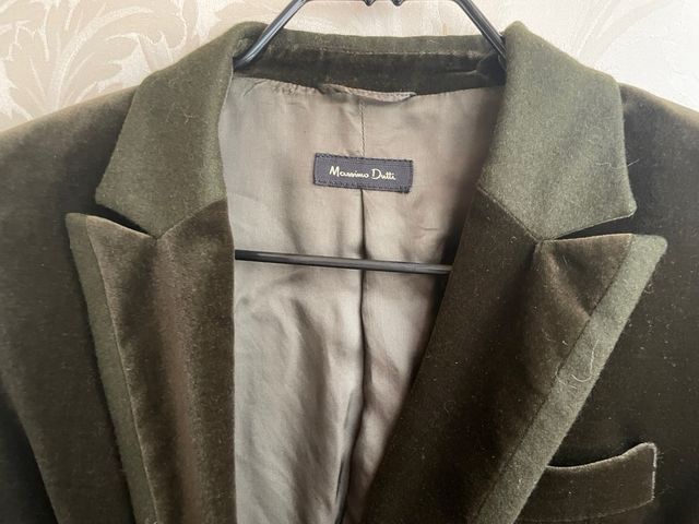 Blazer Massimo Dutti Verde Oliva