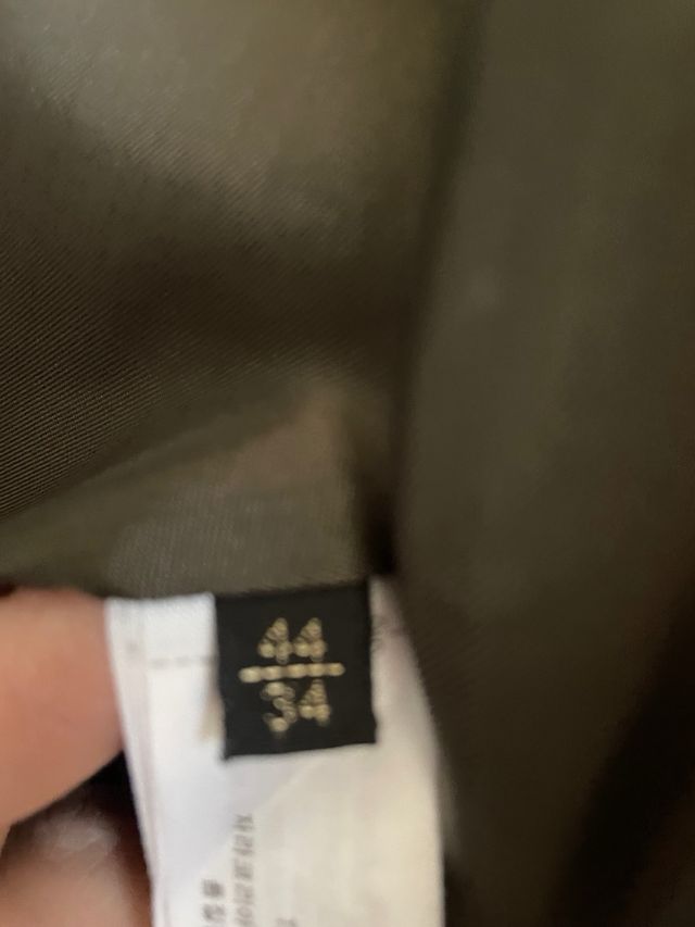 Blazer Massimo Dutti Verde Oliva