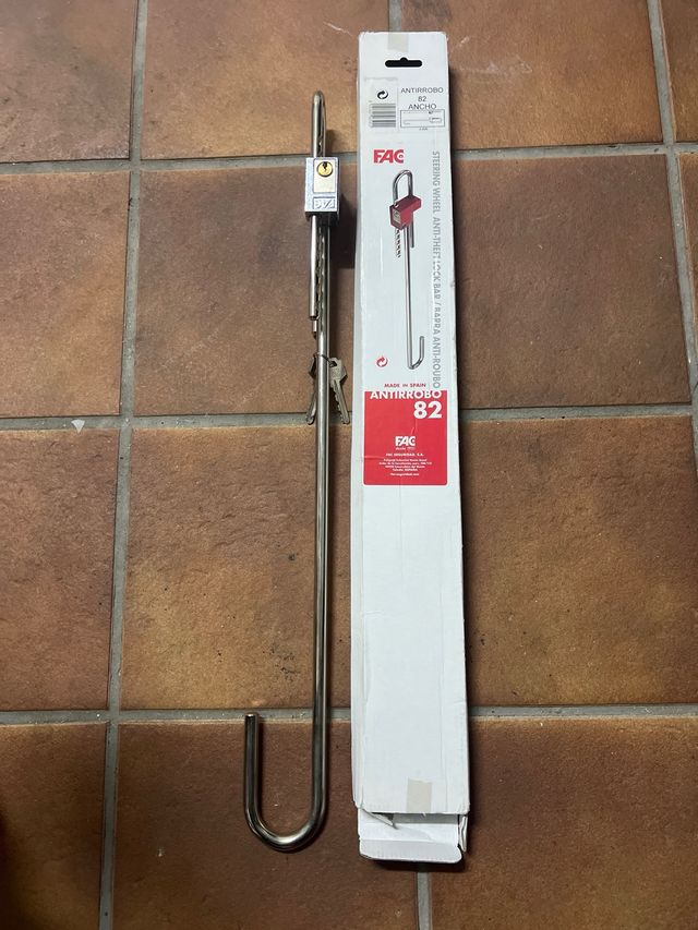 Antirrobo Barra Arco Cremallera Ø10mm