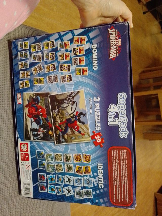 Puzzle Spiderman Educa 4 en 1