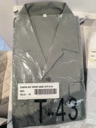 Camisa M/C Verde Talla 43