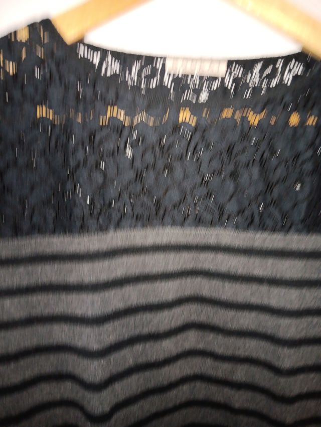 Jersey rayas KOOKAÏ gris y negro