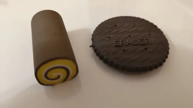 Set  di 9 Gommine Anni 80.