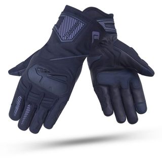 Guantes Moto Invierno Azul y Gris