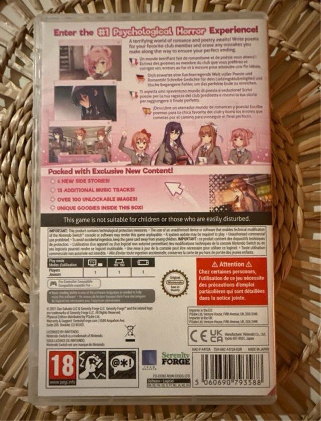 Lote Luis Shovel Knight y Doki Doki Switch