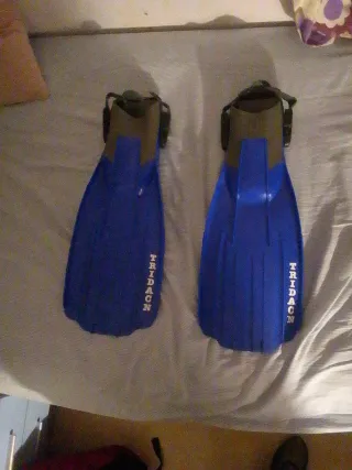 Aletas de buceo TRIDACN azules