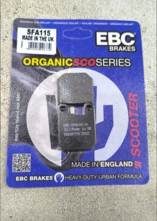 Pastillas Freno EBC SFA115 Orgánicas Scooter