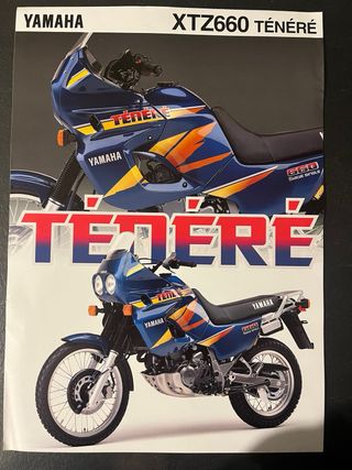 Depliant Yamaha XTZ660 Ténéré Avventura