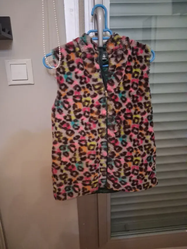 Chaleco estampado niña talla 10 años