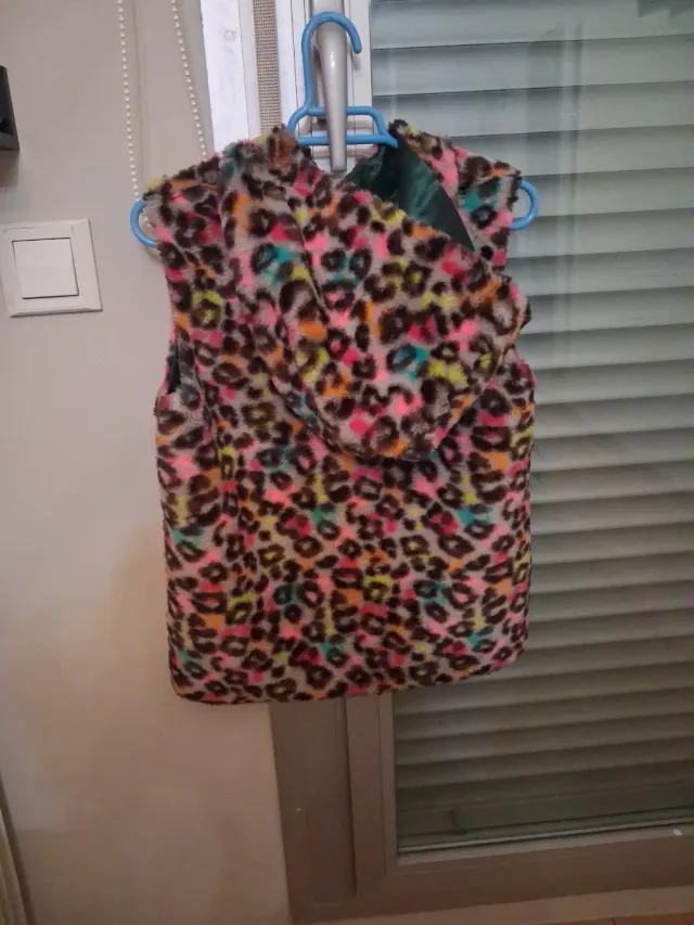 Chaleco estampado niña talla 10 años