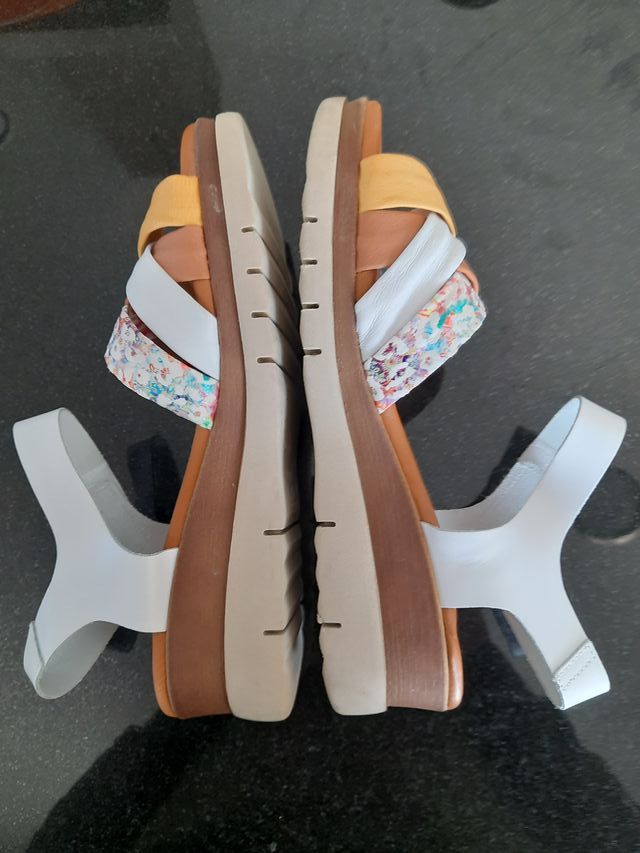 Sandalias Multicolor Talla 41 Mujer