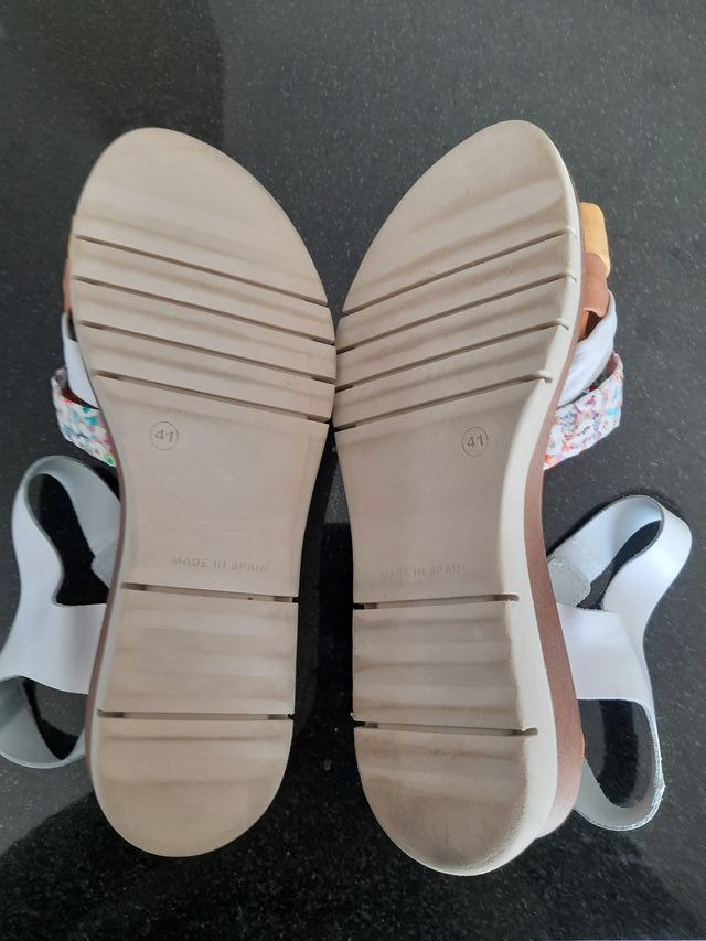 Sandalias Multicolor Talla 41 Mujer