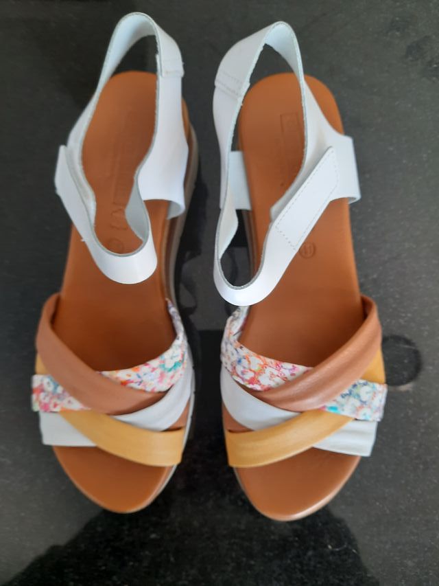 Sandalias Multicolor Talla 41 Mujer