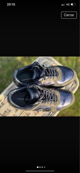 Zapatillas Tommy Hilfiger Mujer Azul/Gris