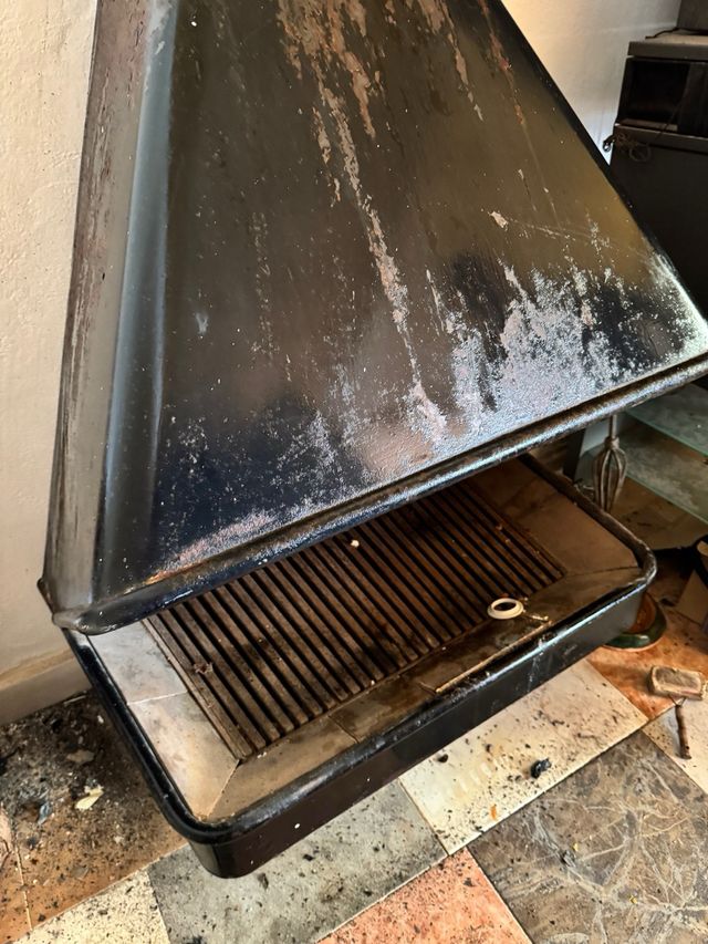 Chimenea de leña interior