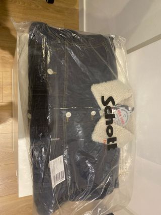 Chaqueta vaquera Schott forro interior borreguito.