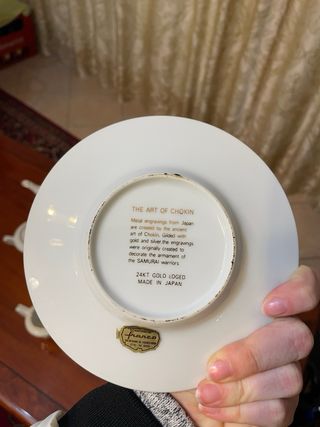 Piatto porcellana vintage giapponese