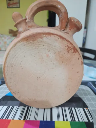 Botijo carretero de barro