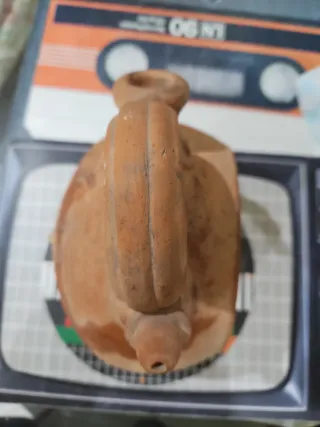 Botijo carretero de barro