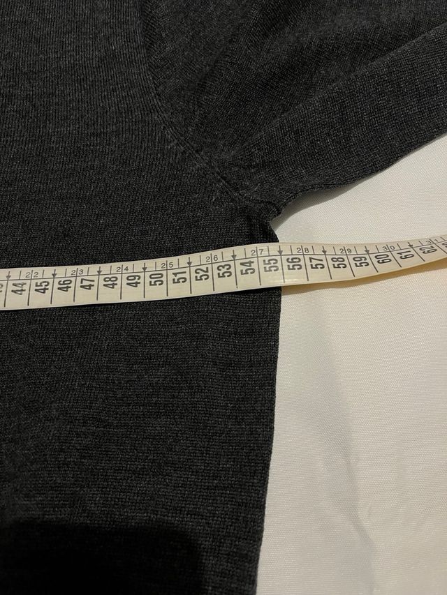 Polo Ralph Lauren Jersey Cuello Pico Gris Talla L