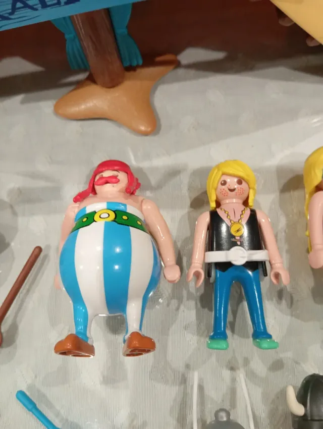 Playmobil Astérix Chez Ordralfabetix + personajes