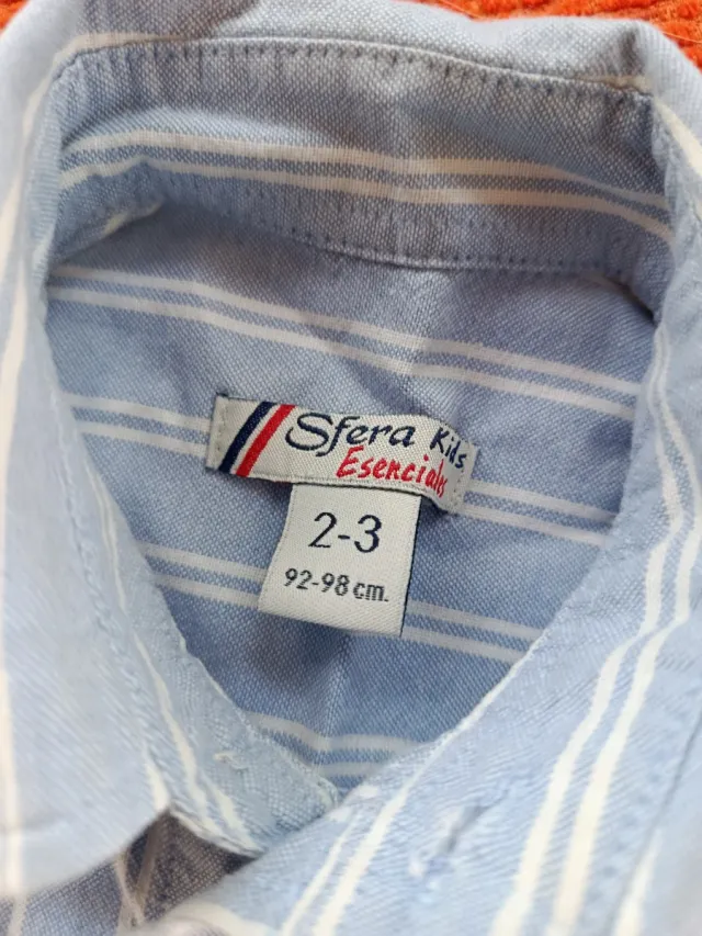 Camisa Sfera niño rayas 2-3 años