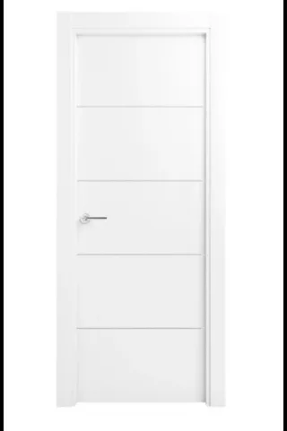 Puerta interior maciza blanca