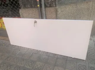 Puerta interior maciza blanca