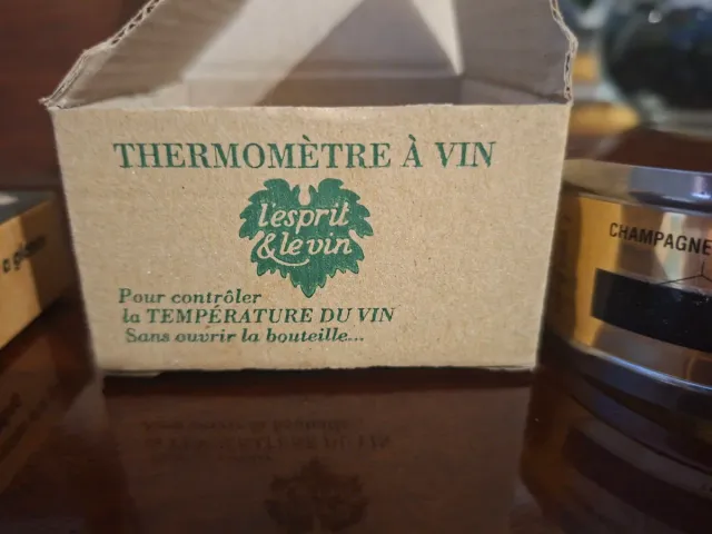 Set Decantador y Termómetro Vino +regalos