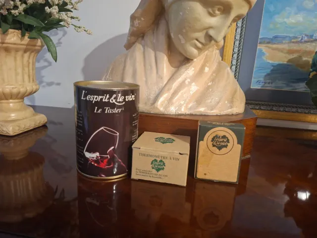 Set Decantador y Termómetro Vino +regalos