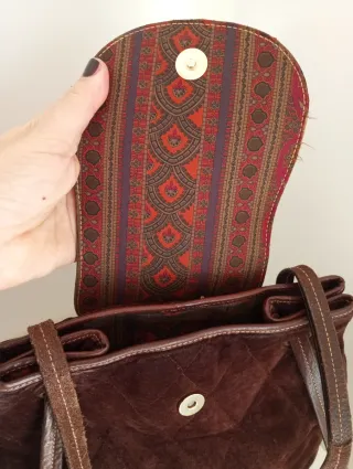 Borsa vintage marrone