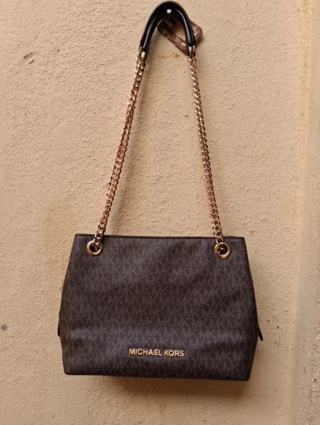 Bolso Michael Kors Marrón y Dorado