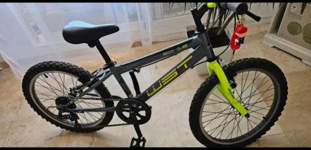 Bicicleta 20 Gris y Amarillo