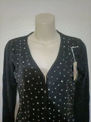 Chaqueta de punto mujer con adornos