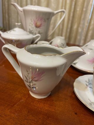 Servizio Tè 6 Tazzine, Teiera, Zuccheriera, latte