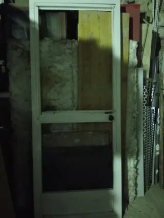 Puerta de aluminio medidas de 85 por 210 de altura