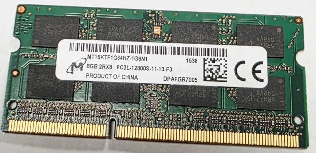 Memoria RAM Micron 8GB DDR3L