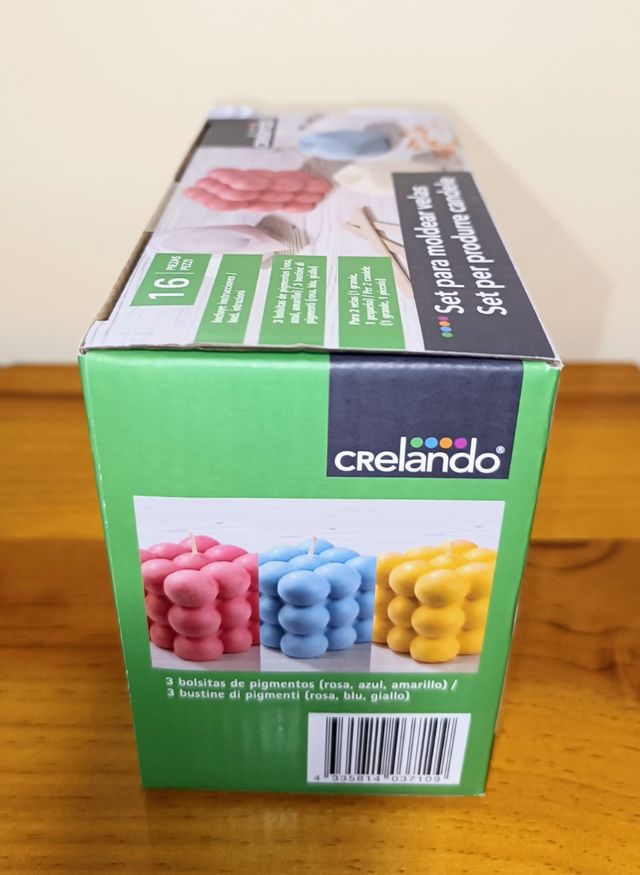 Set para hacer velas Crelando - Nuevo