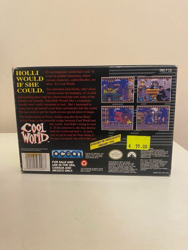 Cool World SNES (Edición americana)