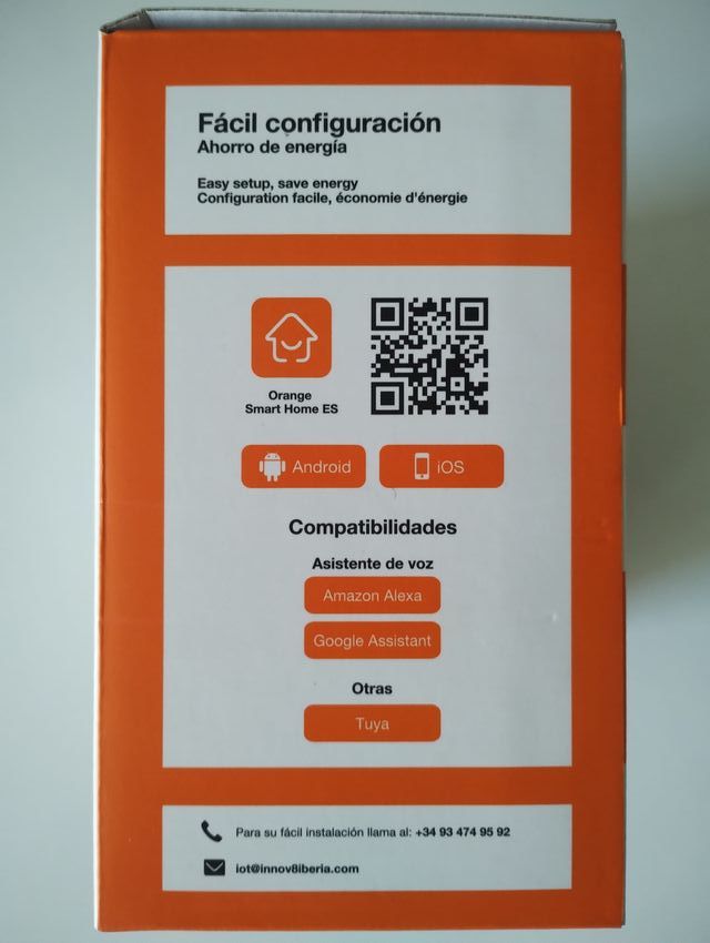 Enchufe Inteligente y Bombillas RGB Wifi Orange