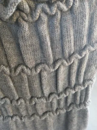 Vestito in lana grigio