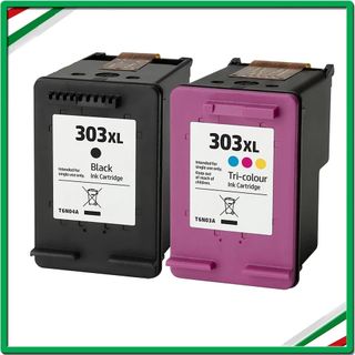 Kit 2 Cartucce HP 303 XL Nero+Colore