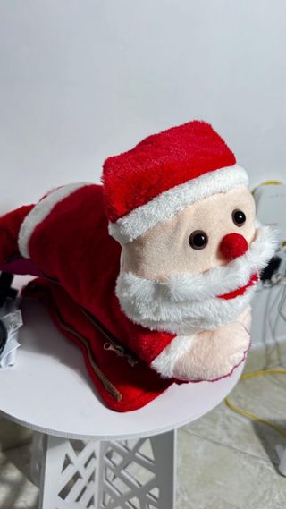Borsa acqua calda peluche Babbo Natale