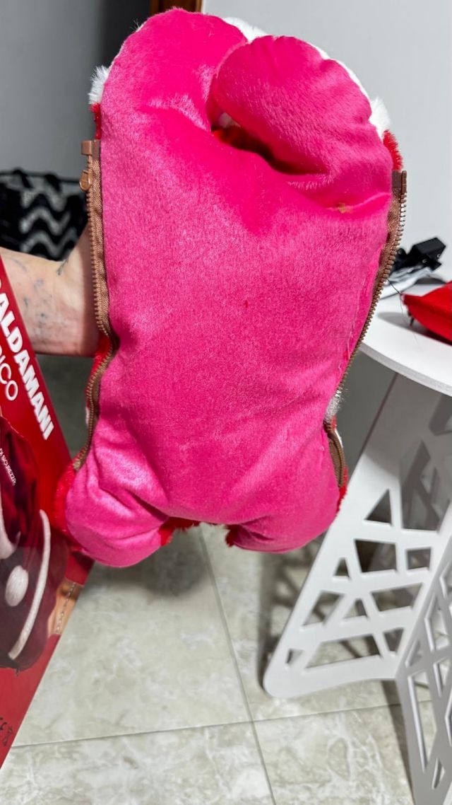 Borsa acqua calda peluche Babbo Natale