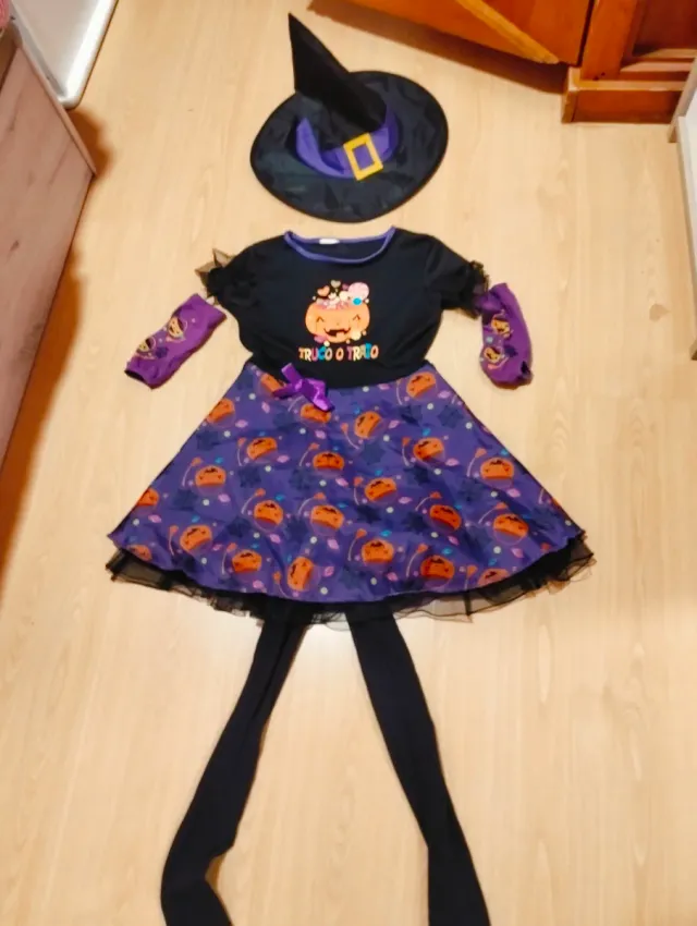 Disfraz Bruja Talla 9 Halloween